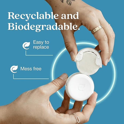 Enviroscent Non-Toxic Air Freshener Paper Refills - Compatible with Enviroscent Plug Hub® Warmer Kit - Home Fragrance Lasts Up to 90 Days - Rainwater & Bamboo Scent (Pack of 2)