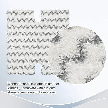 Steam Mop Pads Replacement for Shark Lift-Away Pro & Genius Pocket Steam Mop Series S3973 S3973D S3973WM S5001 S5003D S5002Q S5003A S6001W S6001WM S6002 S6002C S6003 Washable Reusable Mop Pads, 3 Pack