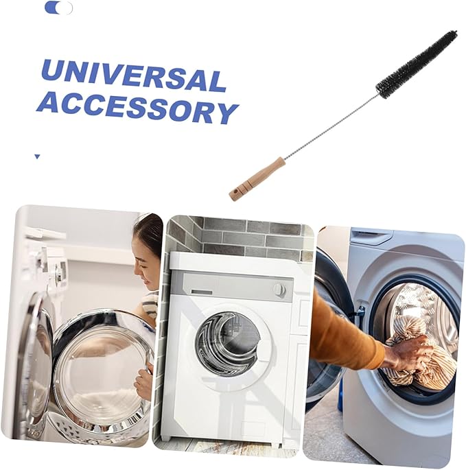 KOMBIUDA Refrigerator Cleaner Brush Long Handle Washing Machine Cleaning Tool Dryer Tubing Brush