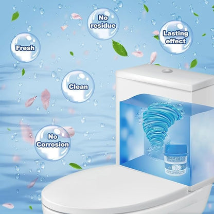 6 Pcs Enzyme Toilet Bowl Cleaner Bottle, Automatic Self-Acting Toilet Tank Cleaner, Enzyme-Powered Stain & Limescale Prevention, Long-Lasting Deodorizer, Safe for Plumbing & Septic Systems