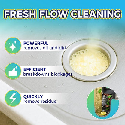 Disposal Cleaner Tablets 25 Pack, 1 Year Supply Sink and Drain Cleaner, Deodorizer Tablets Remove Odor-Causing Residues, Garbage Disposal Cleaner For House, Kitchen, Bathroom Drain Cleaning Care