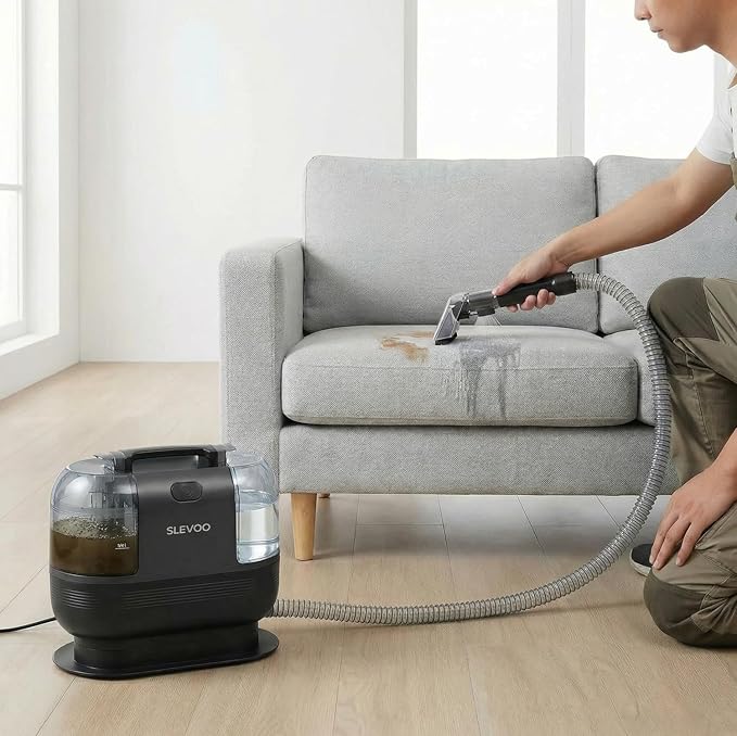 Portable Carpet Cleaner, 2026 New Upholstery Cleaner Pet Spot Stain Remover with 20Kpa Strong Suction, 500W Powerful Motor