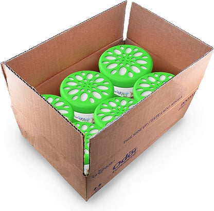 Bright Air 14 oz. Super Odor Eliminator, for Medium-Size Spaces, Cool Citrus Scent, Case of 6, Air Freshener, Natural Essential Oils, Lasts Up to 90 Days Each