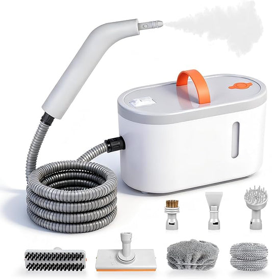 Steam Cleaner for Home, Portable Handheld Steamer for Cleaning, 15s-Fast Heat-Up,steamer for car detailing,Home, Kitchen, Bathroom, Tile, Grout, Floor