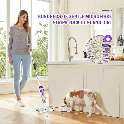 15 Pack Disposable Moping Pads Refills for Power Mop™ Multi-Surface Mop and PowerMop™ Wood Mop, Replacement Mop Pads for Floor Cleaning