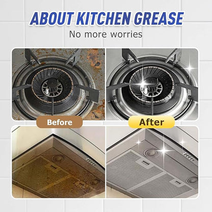 Kitchen Heavy Oil Cleaner Spray, 2026 New All Purpose Kitchens Heavy Oil Cleaning Agent, Kitchen Degreasing Cleaning Spray Grease Remover for Stove, Oven, Dishwasher, Appliances (1PCS)