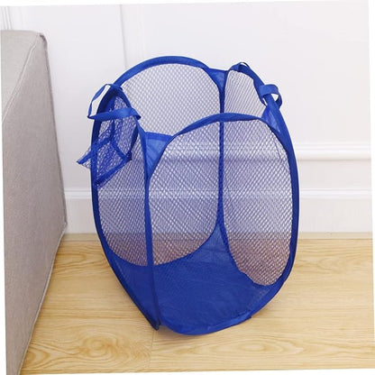 LABRIMP Laundry Basket Organizer Honeycomb Mesh Compact Foldable Laundry Hamper for Dorm