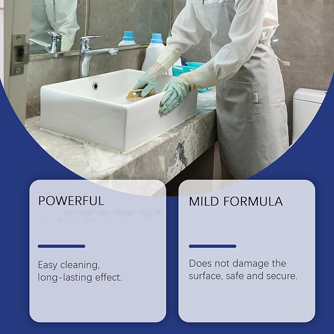 Heavy Duty Bathroom Scrubbing Solution, New Upgrade Bathroom Descaler, Stubborn Stains Cleaner, Bathroom Descaler Cleaners, All Purpose Bathroom Cleaner Spray for Home Kitchen (1PCS)