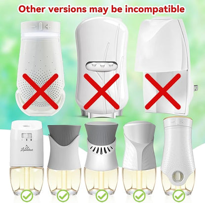 Plug In Refills Air Freshener 12 Pack – Ocean Breeze, Fresh Linen, Bohemia Forest, Winds in Summer, Scented Refill for Home, Bathrooms Use, Compatible with Air Wick & Glade, Not for Glade Plus
