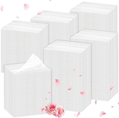 600 Count Dryer Sheets Bulk Fabric Softener Rose Scent Dryer Sheets Naturally Softens and Removes Static Cling, Ideal for Large Households, Sensitive Skin