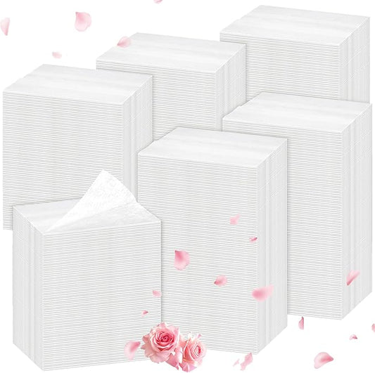 600 Count Dryer Sheets Bulk Fabric Softener Rose Scent Dryer Sheets Naturally Softens and Removes Static Cling, Ideal for Large Households, Sensitive Skin