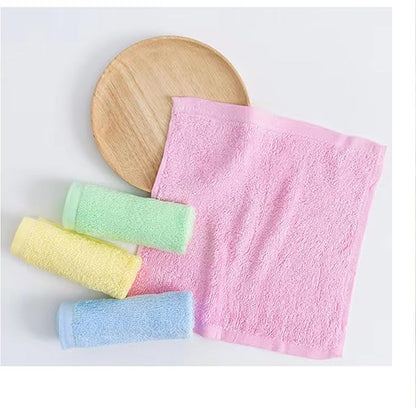 Bamboo Microfiber Cleaning Cloth,8 or 10Pcs Reusable Kitchen Wash Cloths,Wood Towels for Kitchen Window Glass Car (Yellow,10inch, 8pcs)