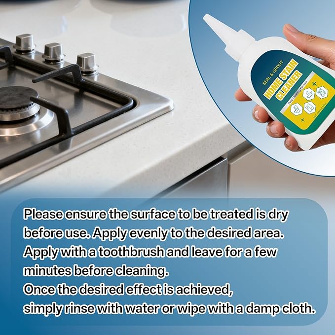 Home Stain Cleaner, 7 OZ Fast-Acting All-Purpose Deep Cleaning Gel for Bathroom, Kitchen, Laundry & Room, For Targets Tile Gaps, Washing Machine Seals, Fridge Rubber, Wall & Shower Stains