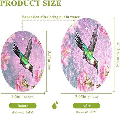 Hummingbird Kitchen Scrub Sponges, Pop-up Kitchen Cleaning Sponges Reusable Dish Washing Sponges for Bathroom Household Cleaning 3 Pack - Non Scratch Scrubber