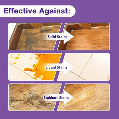 Snowlily 2 Pack Floor Cleaner Solution for Hardwood & Tile Floors, Robot Vaccum and Mop & Wet Dry Vacuum Cleaners, 1:100 Dilution Ratio