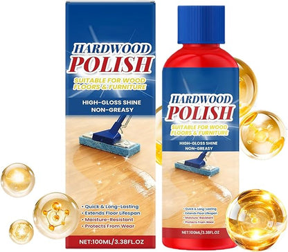 Wood Floor Polishes, 100ml Laminate Floor Cleaner, Laminate Floors Polishes Cleaner, High-Gloss Hardwood Shine Restorer, Scratch Repair Stain Remover, for Bedroom Entryway Living Room