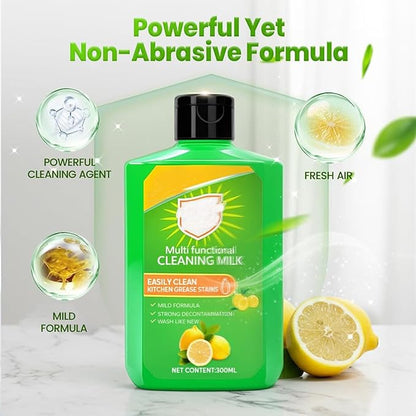 Cleaning Milk House Cleaner, 2026 New Powerful Multifunctional Cleaner, Powerful Concentrated Cleansing Lotion, Multi-Purpose Cleaner for Kitchen and Bathroom (1pcs)