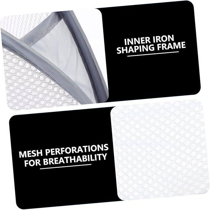 Unomor 2pcs Wall Mounted Folding Laundry Baskets Breathable Storage Organizer for Clothes and Toys Space-saving Sundries Basket for Home Use