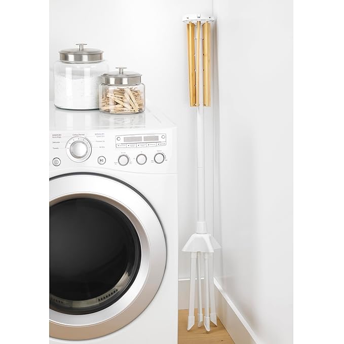 Whitmor Folding Drying Rack, White