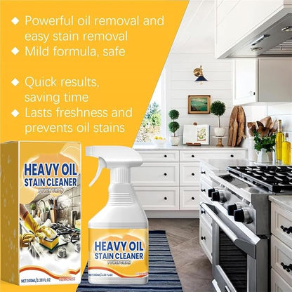 Heavy Duty Degreaser Cleaner Spray, All Purpose Cleaning Agent, Powerful Clean Stains Spray (1Pcs)