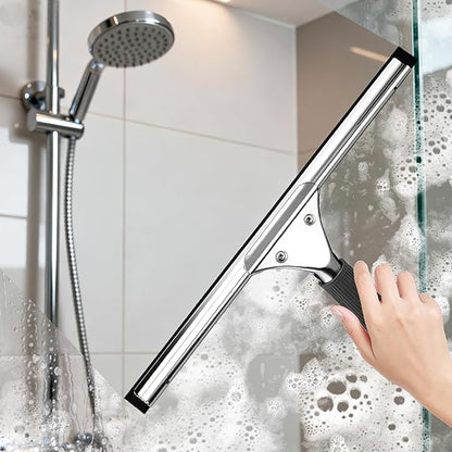 41-Inch High Elasticity Replacement Silicone Squeegee Strips, for Windows Glass Shower Door Cleaning, Durable and Easy to Install