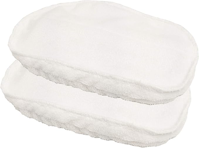 Clean Co. 2 Steam Pocket Mop Pads Compatible Replacement Pad for Bissell Steam Mop Model: 1867, 18677, 18671, 18674, 18675, 18676, 18678, 67L81, 90T1E, 90T1G, 18674, 31N1, and More