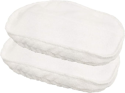 Clean Co. 2 Steam Pocket Mop Pads Compatible Replacement Pad for Bissell Steam Mop Model: 1867, 18677, 18671, 18674, 18675, 18676, 18678, 67L81, 90T1E, 90T1G, 18674, 31N1, and More