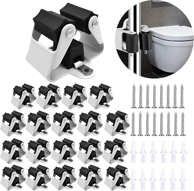 3-H Stainless Steel Broom Holder Wall Mount, Heavy Duty Mop and Broom Organizer with Screws, Tool Storage Rack for Kitchen, Laundry, Bathroom, Garage, Garden Shed,Matte Black,20