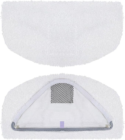 10 PACK Steam Mop Replacement Pads Compatible with Bissell Powerfresh Steam Mop 1940 1806 1544 2075 2685A 2181 2814 Series, Model 1940A 1940W 19405 2075A 2685A 5938, Microfiber Washable, Reusable