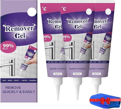 Stain Cleaning Gel - Bathroom & Shower Surface Cleaner for Grout, Tile, Sealed Wood — Powerful & Fast Acting (3PCS)
