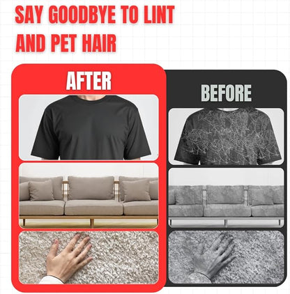 Pet Hair Remover Pad – Reusable Electrostatic Hair Removal Tool for Dogs & Cats, Effective Fur Remover for Furniture, Couch, Carpet, Clothes & Car
