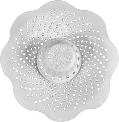 Danco 10306, Tub Protector Hair Cather and Strainer, Hair Drain Clog Prevention Drain Snake, Snare and Auger