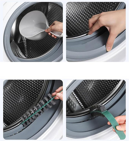 Thereisno Washing Machine Cleaner Brush Intensity Decontamination Descaling Flexible Cleaner Brush for Inner Cylinder of Drum Tool Cleaning Brush Washing Brush