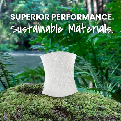 Scotch-Brite Greener Clean Non-Scratch Scrub Sponge, Sponge for Washing Dishes, Cleaning Kitchen, Superior Performance and Made with Sustainable Materials, Dishwasher Safe, 3 Scrub Sponges