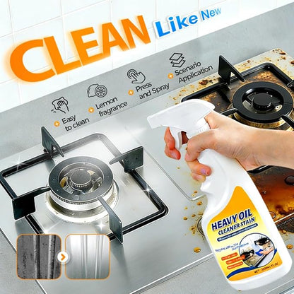 Heavy Oil Multi Purpose Cleaner Stain, 2026 Upgraded Clean Kitchen Oil Stains Spray, Electrolyzed Ion Kitchen Cleaner for Oven Stove Top Range Hood Sink (2 pack)