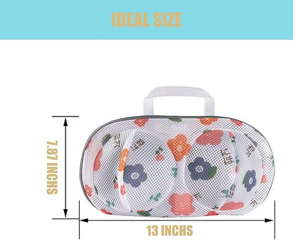 2Pcs Bra Mesh Laundry Bags for Delicates with Premium Zipper Bra Washing Bag for Laundry，Lingerie Bags for Washing Delicates underwear,integrated washing and care