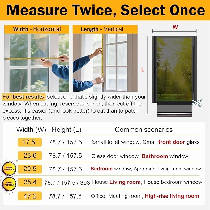 One Way Privacy Window Film Heat Sun Blocking, Window Tint for Home, Reflective Mirror for Glass Windows Cover, Static Cling, Removable, Anti-UV, Anti-Glare, Grey,17.5 Inch x 78.74 Inch