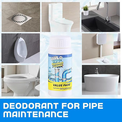 Sink and Drain Cleaner, Garbage Disposal Cleaner, 2025 Upgrade Sink Drain Cleaner, Powerful Pipe Dredging Agent for Kitchen Toilet (3PCS)