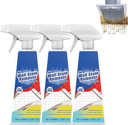 Kitchen Heavy Duty Cleaner Spray,Heavy Oil Stains Cleaning Agent,Powerful Grease Cleaner,Clean Up Kitchen Oil Stains,For Countertops,Ovens,And Appliances (3PCS)