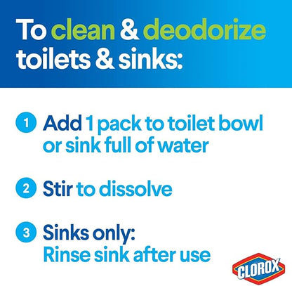Clorox Zero Splash Bleach Packs - Laundry Pods, 4 Pack