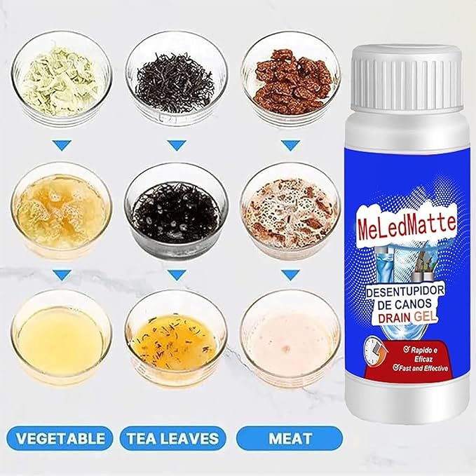 Powerful Pipe Dredging Agent, Meledmatte Drain Cleaner, Powerful Pipe Cleaner,Sinks Drain Cleaner For Kitchen Toilet Pipeline Quick Cleaning Tool (2)