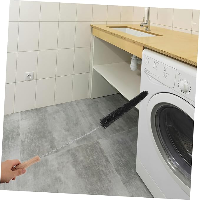 KOMBIUDA Refrigerator Cleaner Brush Long Handle Washing Machine Cleaning Tool Dryer Tubing Brush