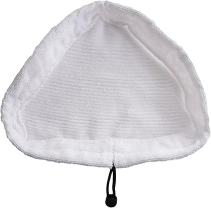 3Pcs Triangular Steam Mop Replacement Pads, Washable Microfiber Cleaning Pads 11.02 x 8.66 Inches