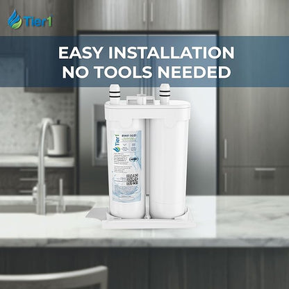 Tier1 RWF1031 WF2CB Refrigerator Water Filter | Replacement for PureSource2 WF2CB & EWF01 | Fridge Filter Lasts up to 6 Months | Easy Install | Odor Control | Clean & Great Tasting Water