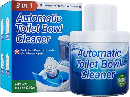 Toilet Bowl Cleaners, Toilet Cleaner, Automatic Long Lasting Continuous Toilet Bowl Cleaner, Prevent Stain Build Up Deep Clean, Each Pack for About 3 Months' Supply, Blue