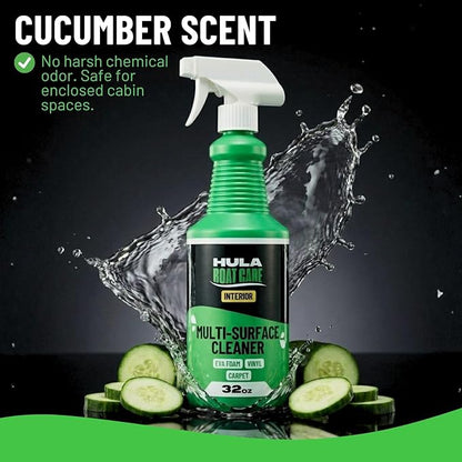 Hula Multi-Surface Cleaner — EVA Foam, Vinyl and Carpet, 32 oz — Boat Deck, Sea Deck and Marine Interior Cleaner, Biodegradable, Made in USA