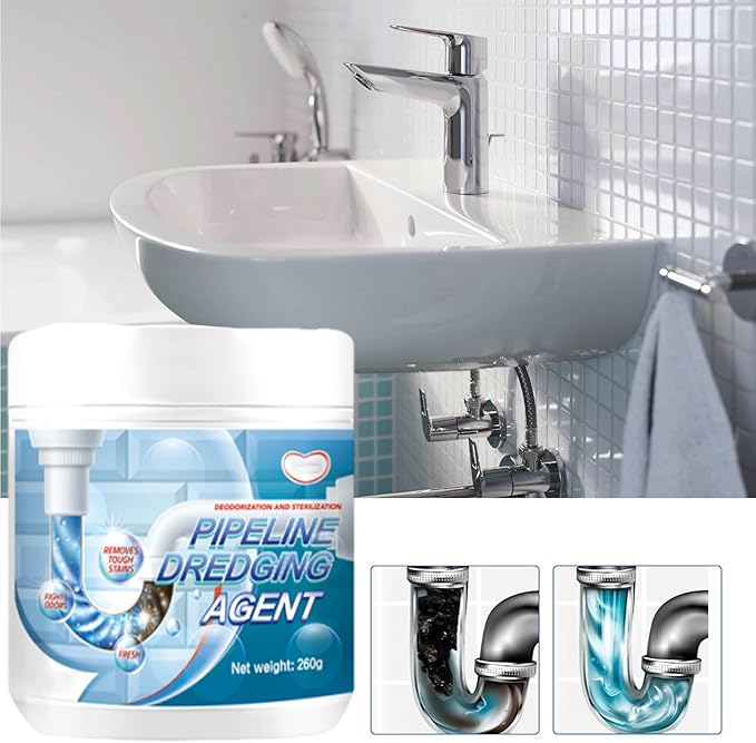 Powerful Pipe Dredging Agent,Efficient Pipe Dredging,The Unclogging Cleaner,Sink And Drain Cleaner,For Kitchen And Toilet Pipelines
