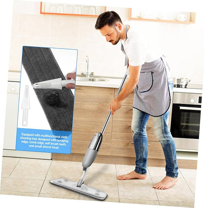 Rotatable Spray Mop with Refillable Bottle Replacement Pads Versatile Wet Mop for Hardwood Tile and Marble Floors Easy Cleaning for Hard to Reach Areas