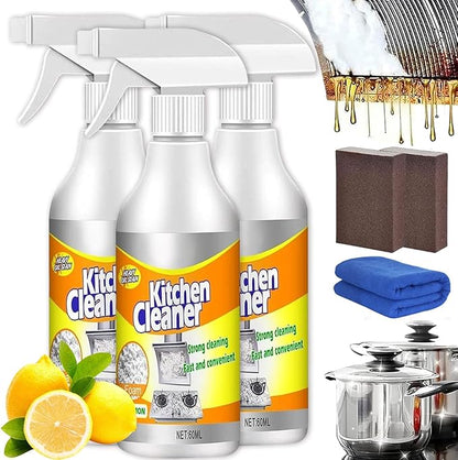Kitchen Foam Cleaner, Kitchen Cleaner Foam Spray, Sciasi Kitchen Cleaner, Foam Kitchen Cleaner, All-Purpose Kitchen Pots And Pan Cleaner, Cleaning Supplys (3PCS)