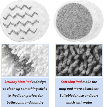 10 Pack Upgraded S8201 S8001 S7001 S7201 S7005 Mop Fit for Shark Steam Mop Replacement Pads S7000 Series, S7000 S7000AMZ S7001TGT Steam & Scrub All-in-One Scrubbing Mop for Model XKITP7000